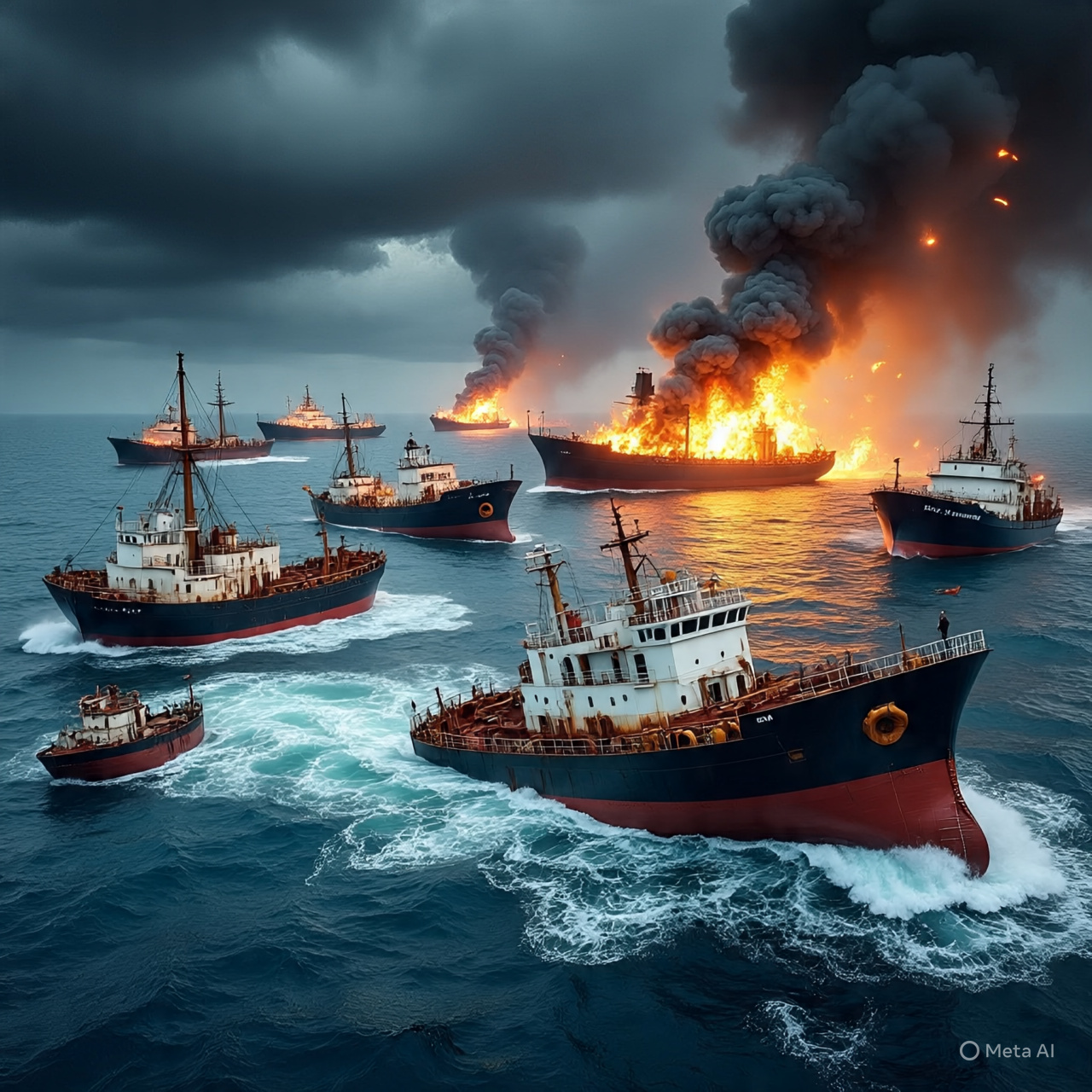 Strait of Hormuz Tensions Escalate: Three Ships Hit in Coordinated Attacks